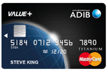 ADIB Value+ Card